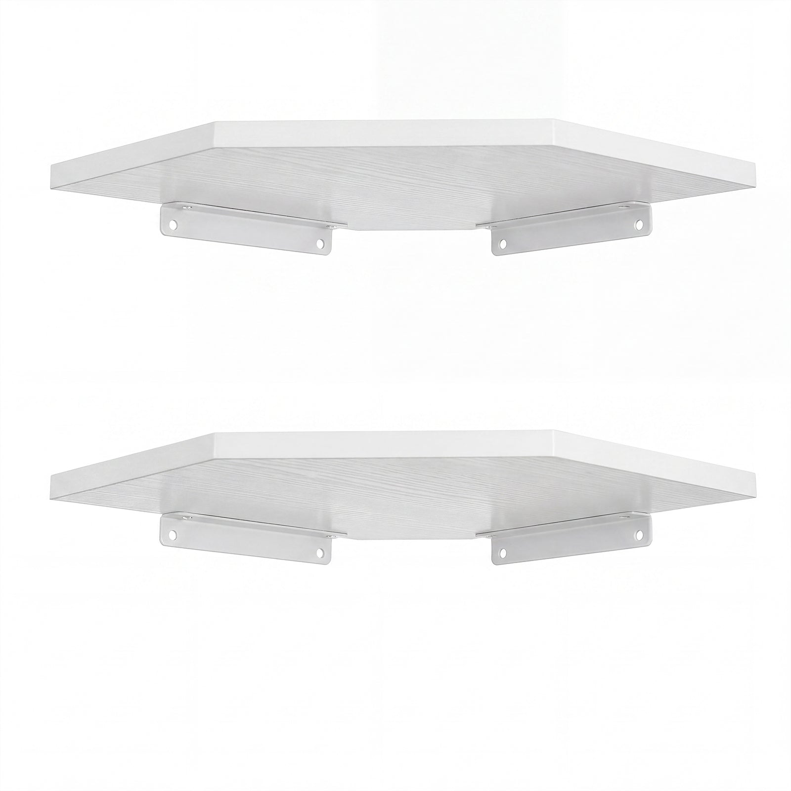 Levede Corner Shelves 2 Pcs Wall Mounted Floating Storage Display Rack Bedroom-2061251869040316421