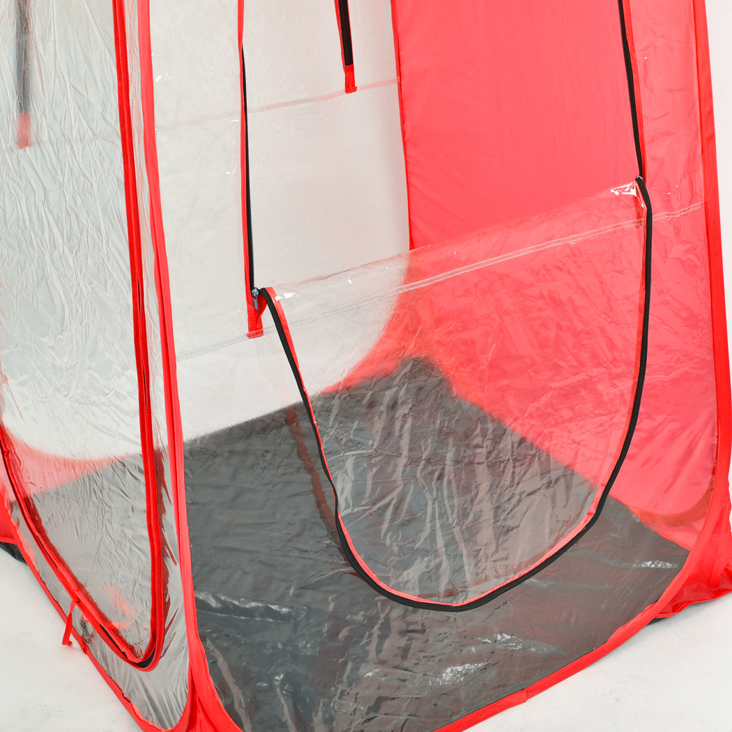 2x Mountview Pop Up Tent Camping Weather Red-1864184680048365573