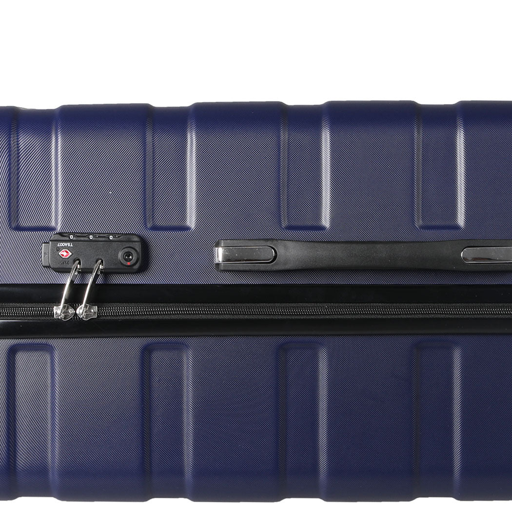 Slimbridge 20" Carry On Luggage Case Navy 20 inch-1864184364645093381