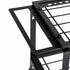 Levede Garage Storage Organiser 3 Tier Wall Mounted Power Tool Rack Metal Black-2109799601446522886