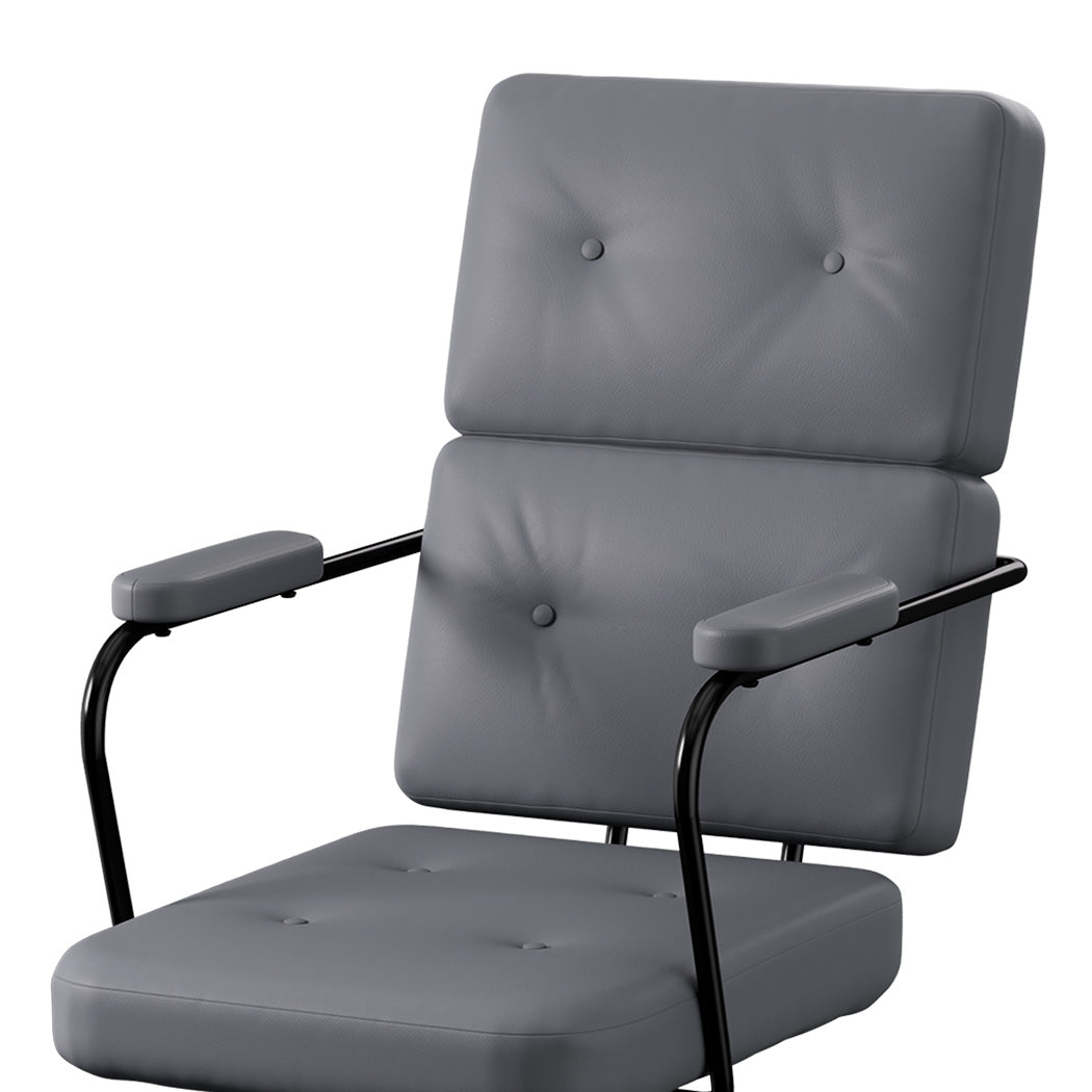 LEVEDE Ergonomic Office Chair Computer PU Grey-1910149779141300229