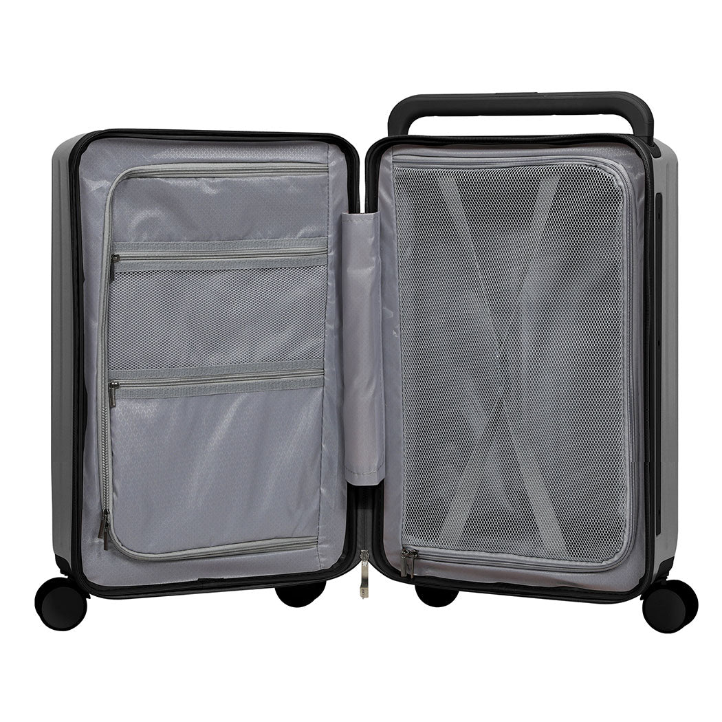 Slimbridge 26" Luggage Wide Handle Hard Case Grey-1894516770744700933