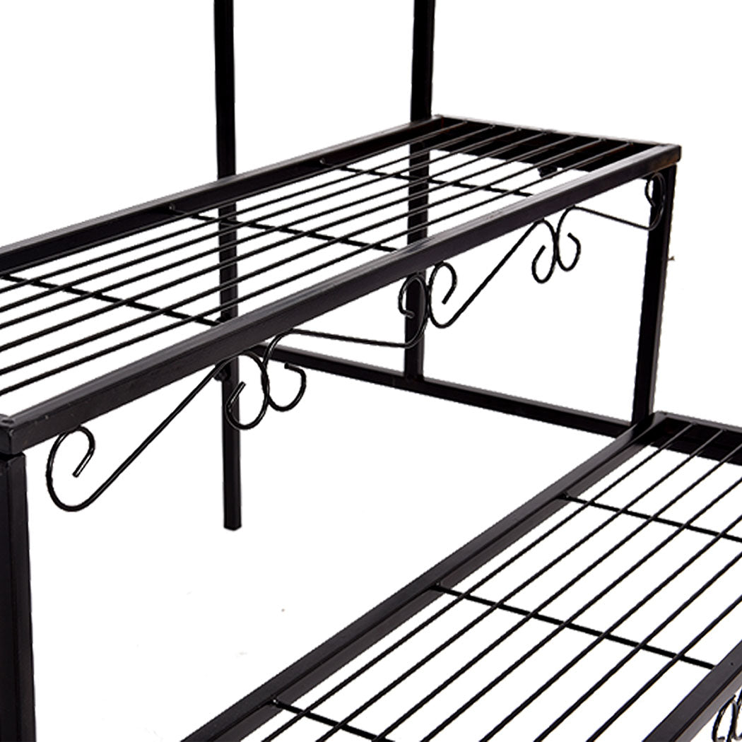 Levede Plant Stand 3 Tier Rectangle-1910112809358856197