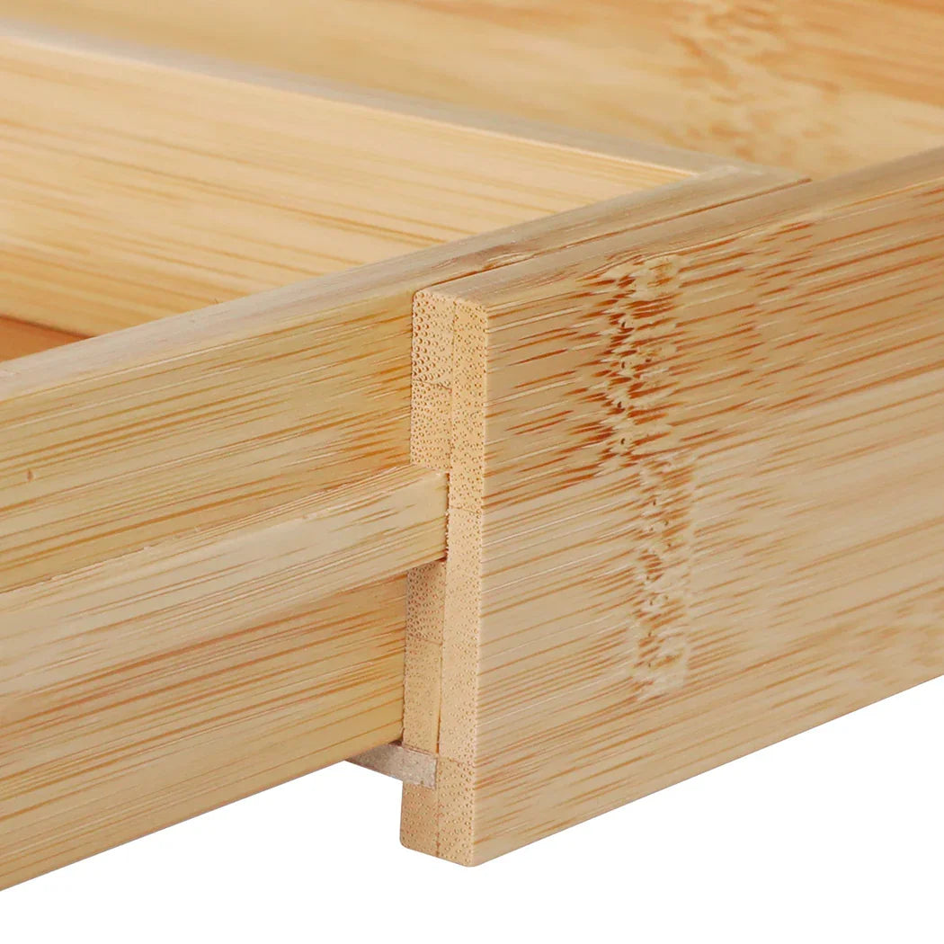 Toque Bamboo Expandable Kitchen Drawer Organizer Storage-2006732763281100805