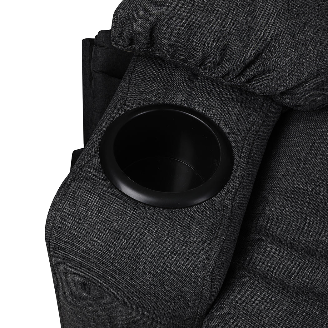 Levede Recliner Chair Electric Lift Black-1864184459591553029