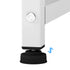 Levede L Shaped Gaming Desk with Storage Drawers White-2050056895770791941