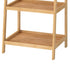 Levede Bamboo Ladder Bookcase 4-Shelf Books Plant Storage Shelf Rack Organiser-2050056773796237317