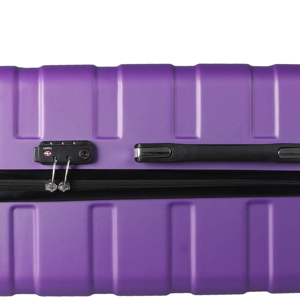 Slimbridge 3PC Luggage sets Suitcase Purple-1864184368285749253