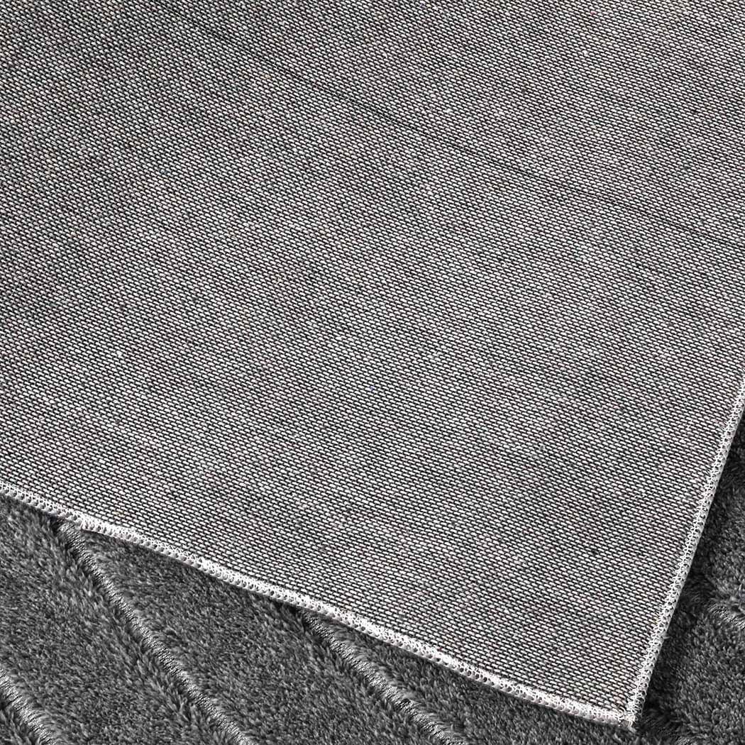 Marlow Floor Rug Soft Polyester Carpet Non Slip Plush Shaggy Rugs Geometric-2006732849432104965