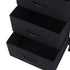 Levede Bedside Table with Charging Station 3 Drawer RGB Light Night Stand Black-2109799597017337862