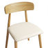 Levede 2x Dining Chairs Kitchen Chair Natural-1864183288890003461