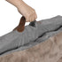PaWz Dog Calming Bed Pet Cat Removable M Khaki Medium-2029387224478519301