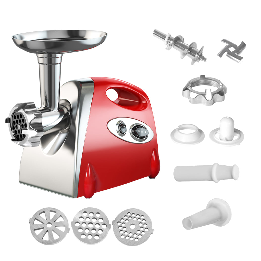 800W Electric Meat Grinder Mincer Sausage Red-2065254513236905989