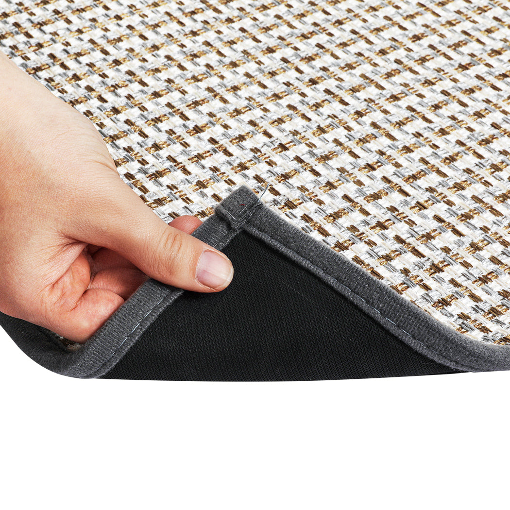 Marlow Kitchen Rug 2PCS Woven Non Slip Absorbent Grey-1894516802197786627