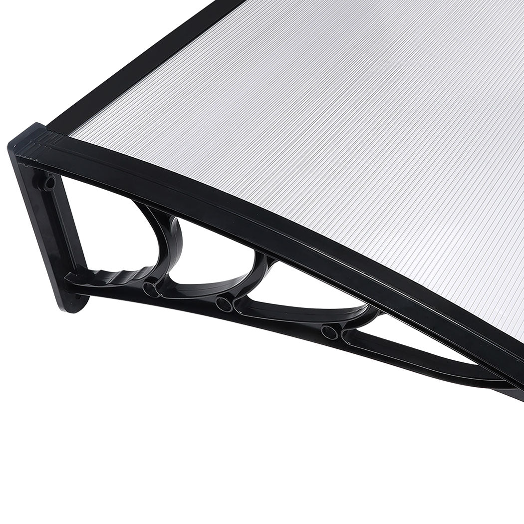 Mountview Window Door Awning Outdoor 1M X 1.2M Transparent 1x1.2M-1864184443309264901
