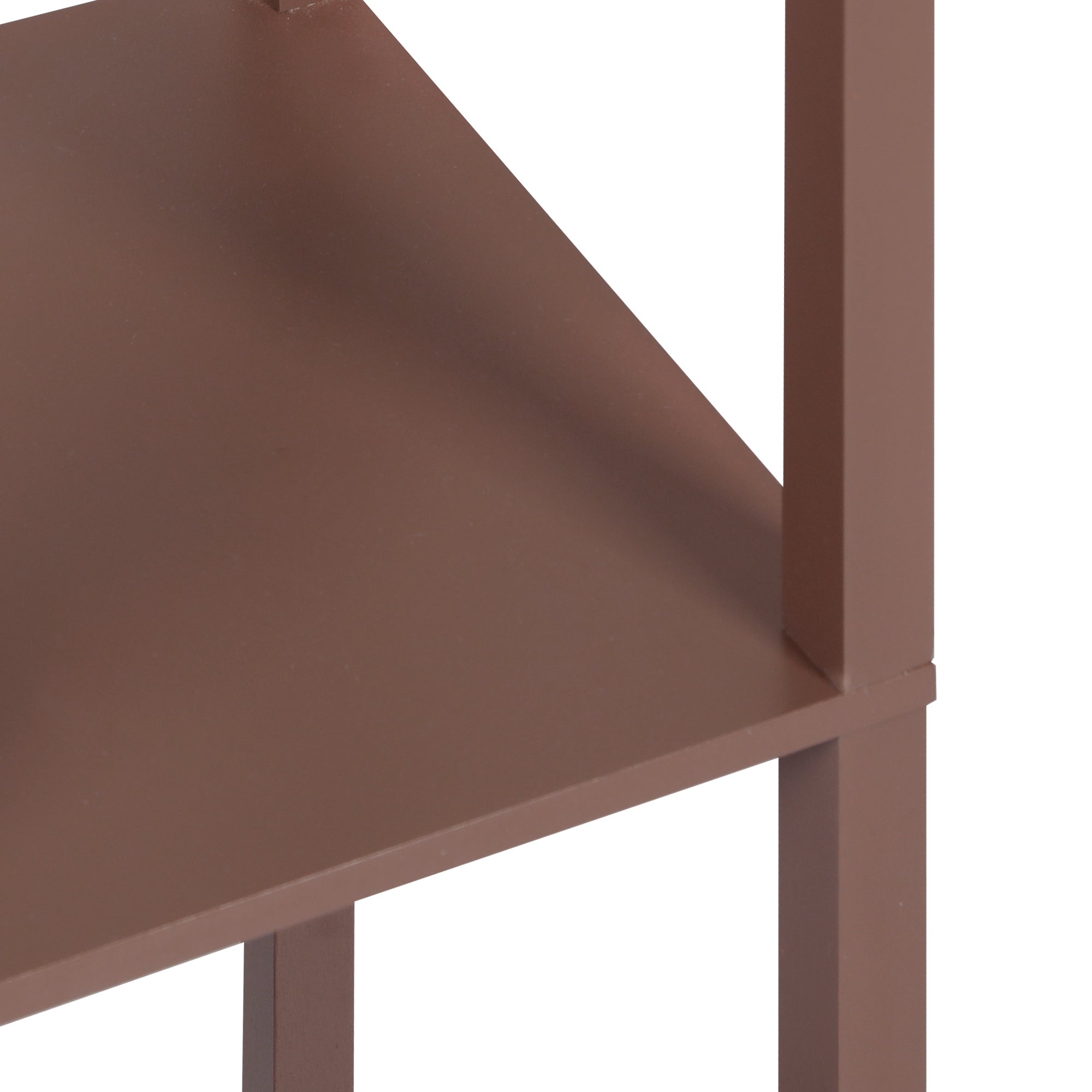 EMITTO LED Floor Lamp with Storage Shelf Brown-1864184393971666949