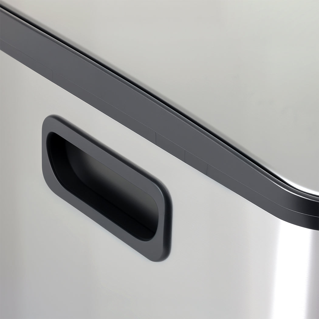 Toque 60L Pedal Bin Kitchen Waste Can Recycling Dustbin-2006733412920070149