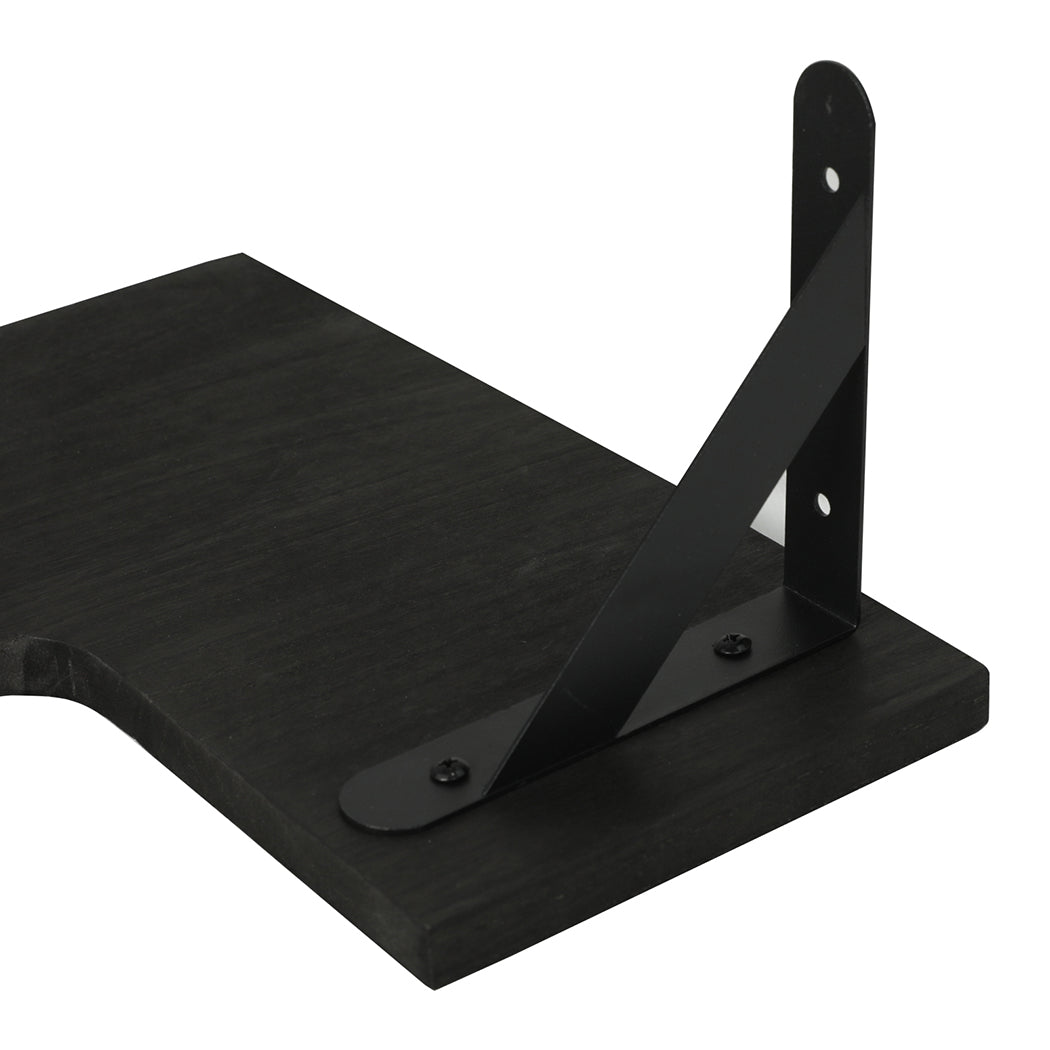 Levede Corner Floating Shelves 3Pcs L-Shaped Wall-Mounted Living Room Storage-2061251868692189189