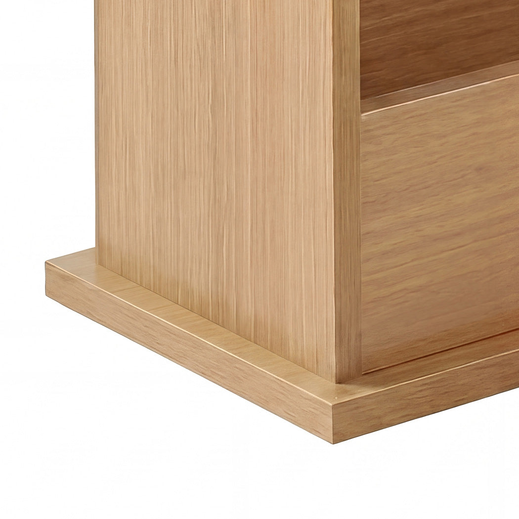 Levede Narrow Side Table Magazine Rack Slim End Bedside Storage Table Bedroom-2061251865689067525