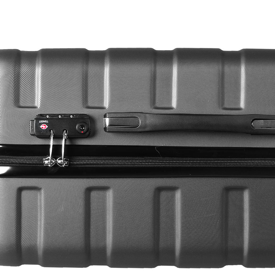 Slimbridge 3PC Luggage sets Suitcase Dark Grey-1864184367807598597