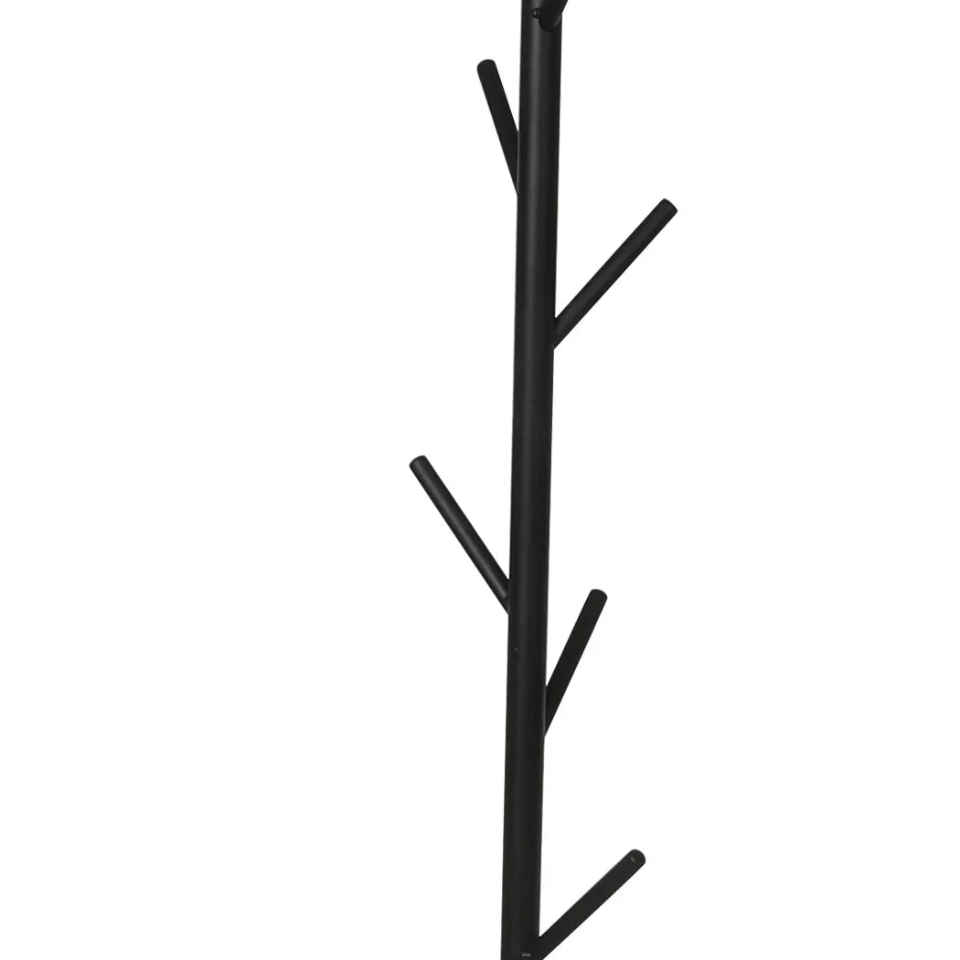 Levede Coat Rack Hat Clothes Stand Hanger Black-2018816733913157637