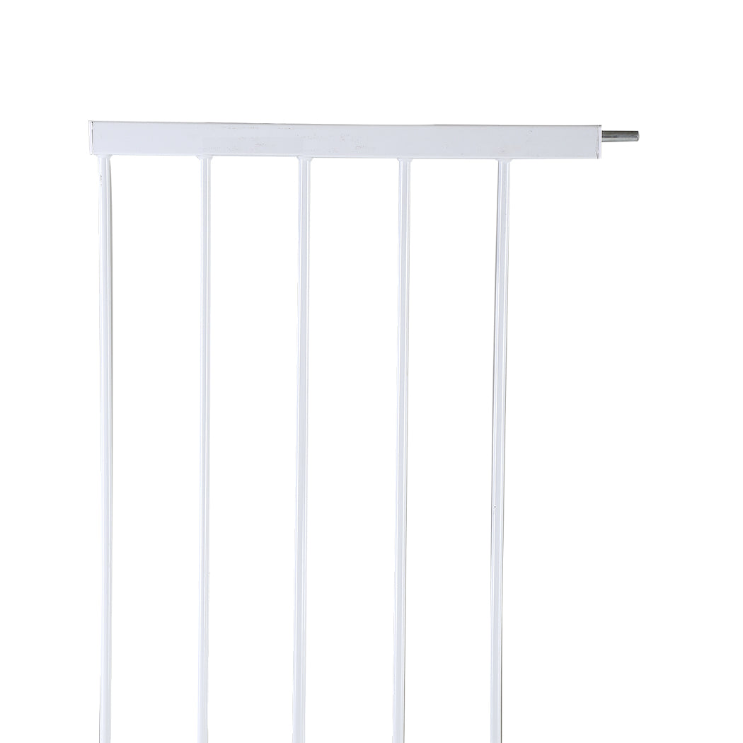 Levede Baby Safety Gate Adjustable Pet White 45cm Extension-1864183162184273925