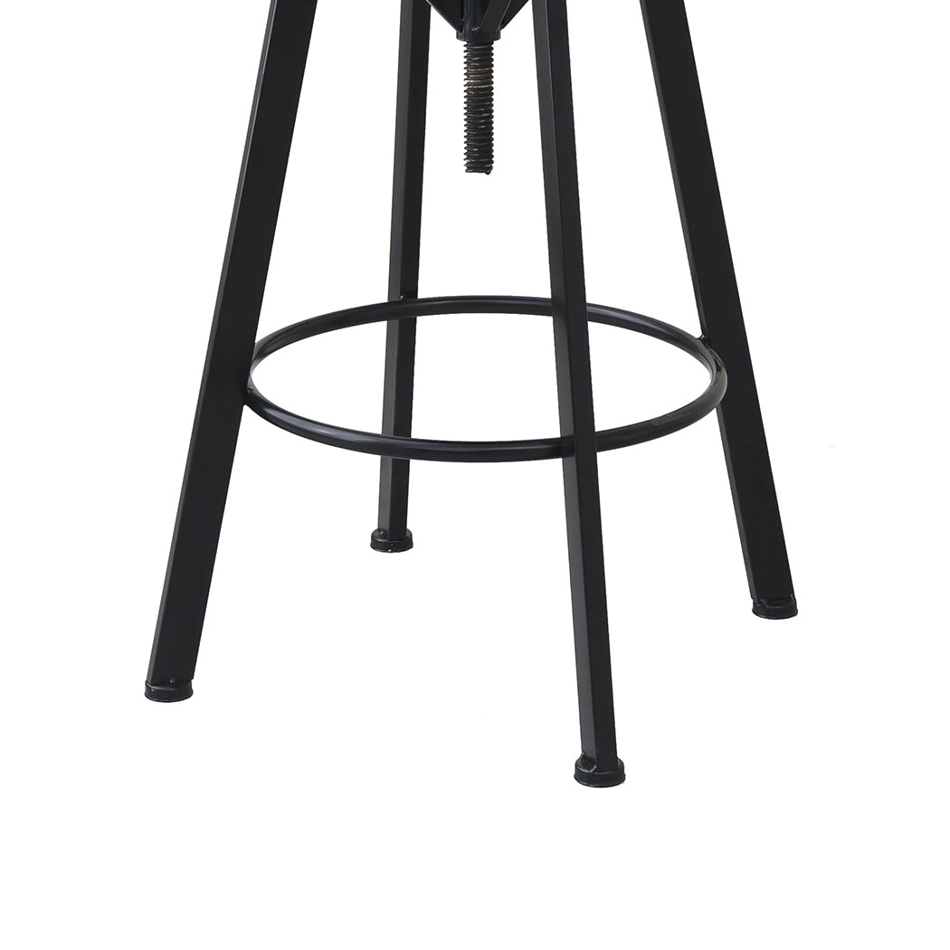 Levede 1x Bar Stool Industrial Adjustable-1864183231910383621