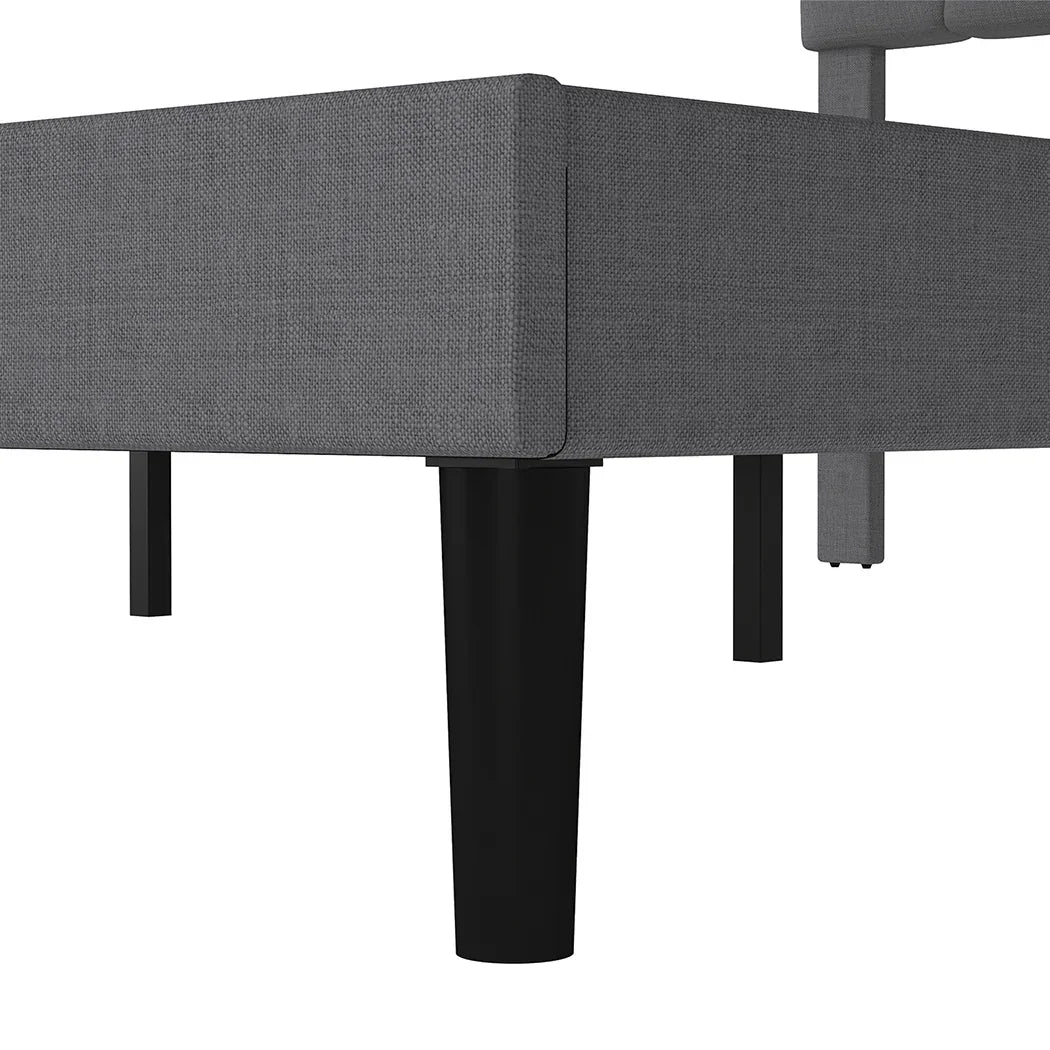 Levede Bed Frame Upholstered Platform Mattress Base Queen-2050056907854581765