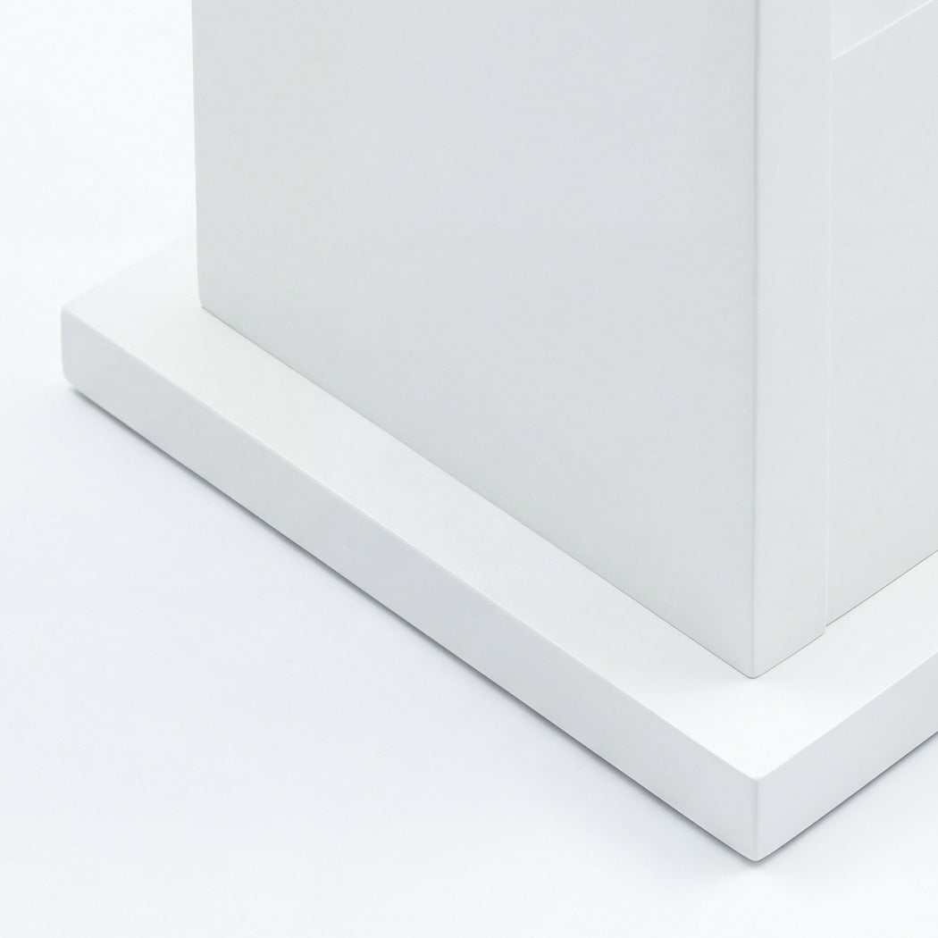 Levede Narrow End Table Modern Office Side Table Magazine Rack Bedside Storage-2061251866033000453