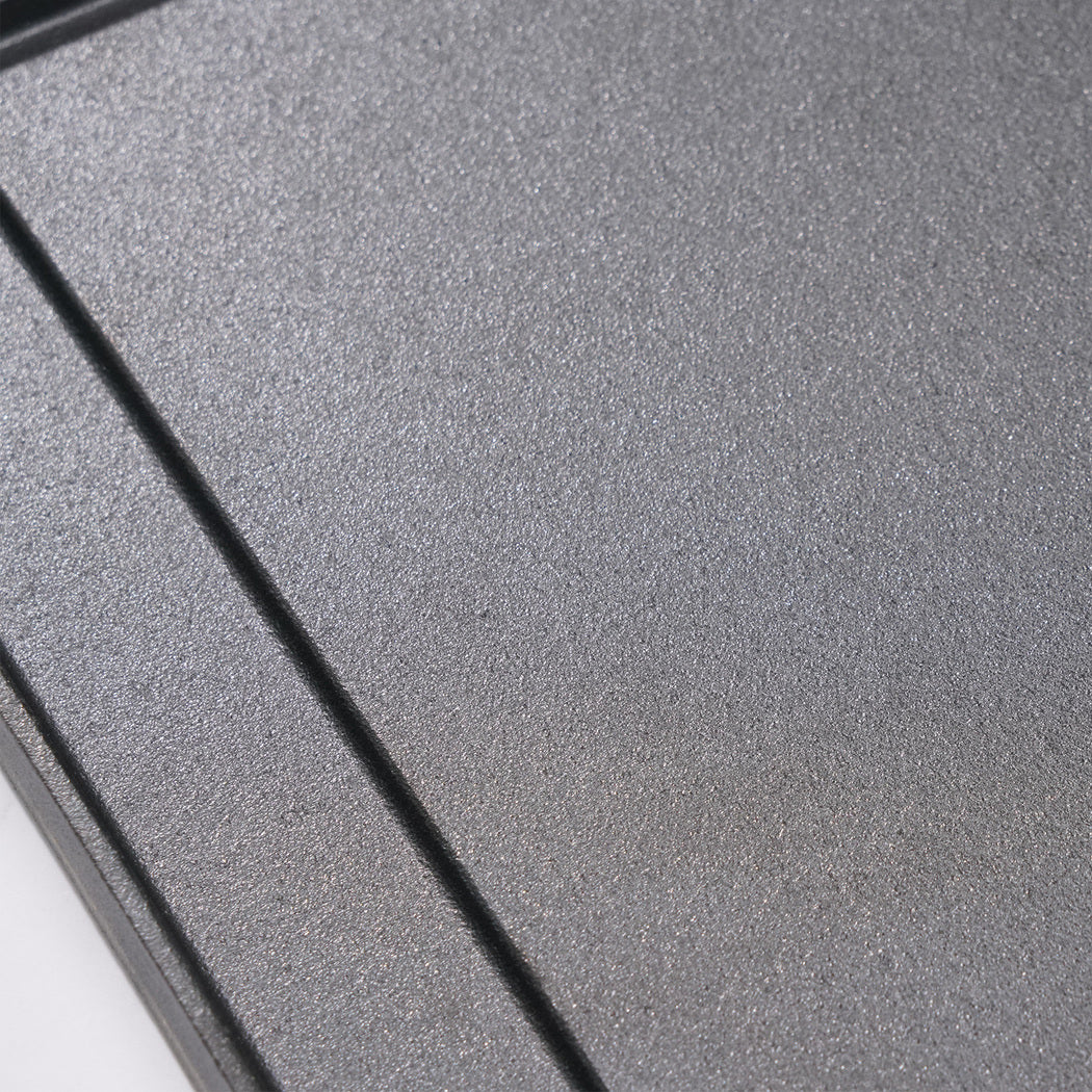 Toque 49.5cm Reversible Cast Iron Griddle Pan Non-Stick-2011971111797002245