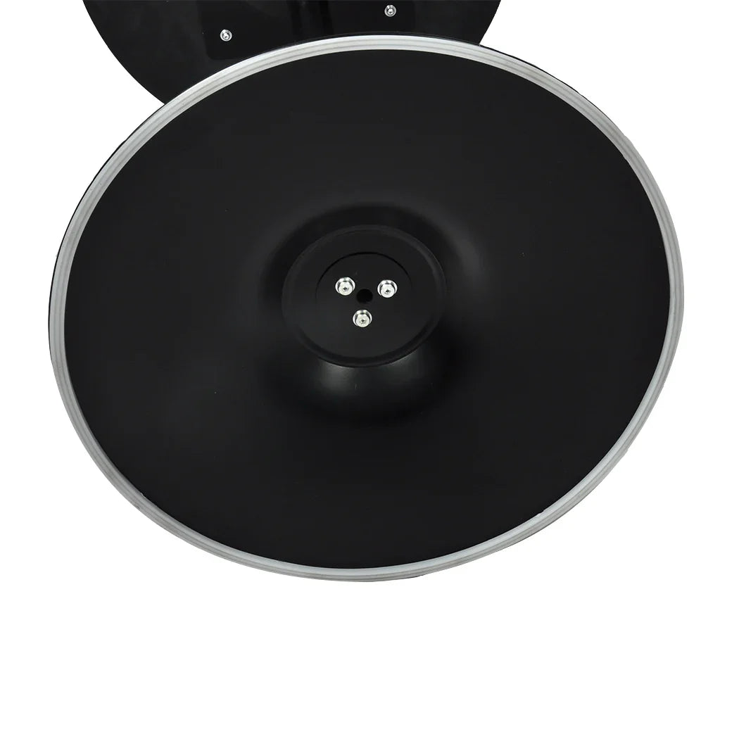 Levede 2x Round Bar Table Pub Tables Black-2018816908509450245