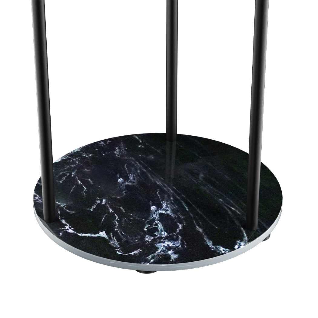 Levede Coat Rack Clothes Stand 8 Hook Organizer Black-1864183323820167173