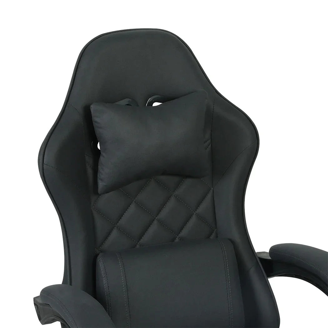 Levede Office Chair High Back Suede Fabric Gaming Chair-2050056901529571333