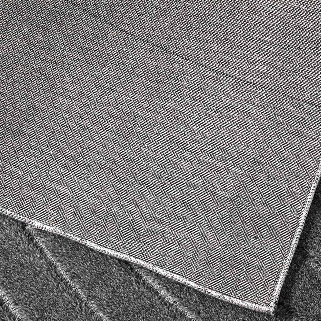 Marlow Floor Rug Soft Polyester Carpet Non Slip Plush Shaggy Rugs Geometric-1894516741392961541