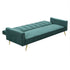 Levede Sofa Bed Convertible Velvet Lounge Recliner Couch Sleeper 3 Seater Green-2006732804997648389
