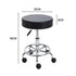 Round Salon Stool with Adjustable Height (Black) EK-SS-100-YB