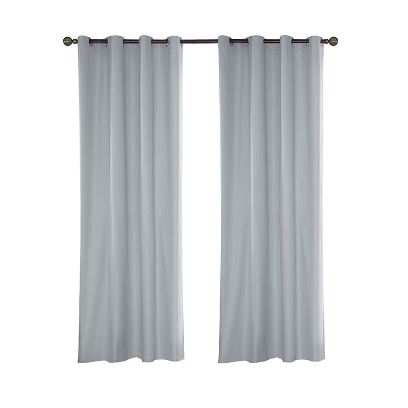 Temporary Blackout Blinds Curtain Detachable for Thermal Insulated Room (Set of 2, 240 x 140cm, Black)