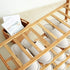 5 Tier Bamboo Shoe Rack Storage Organizer Stand Shelves