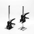 2 Pack Adjustable Labor Saving Arm Jack (Black)