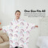 GOMINIMO Hoodie Blanket (Kids Unicorn white)
