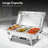 9L Chafing Dish Multifunctional Stainless Steel Food Buffet Warmer Pan 3x 3L