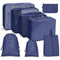 8 Set Travel Packing Cubes (Navy Blue) GO-PC-102-DX