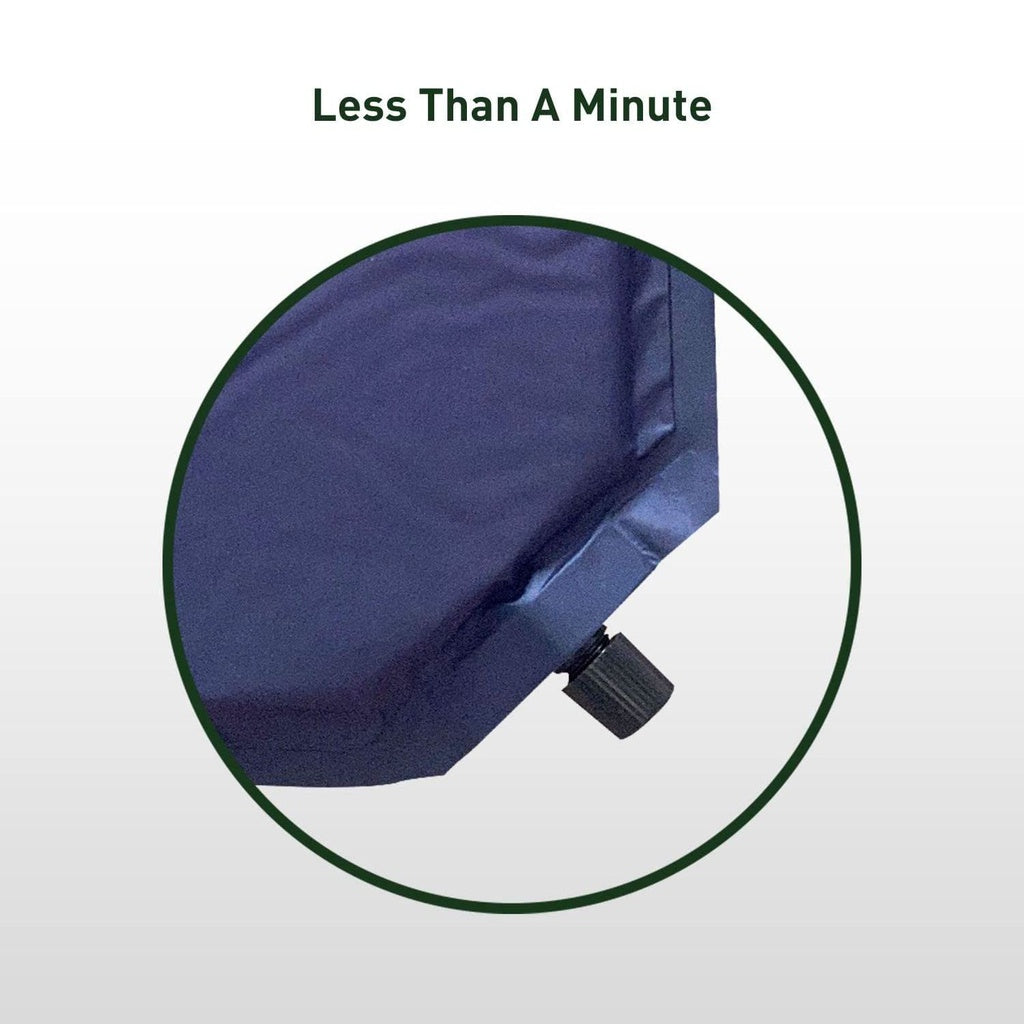 Inflating Camping Mat - Navy Blue