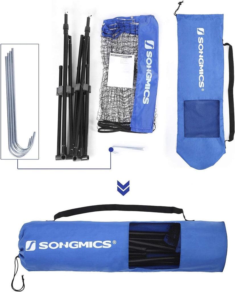 4m Portable Tennis Badminton Net Blue