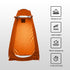 Shower Tent with 2 Window (Orange)