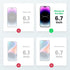 VOCTUS iPhone 14 Plus Tempered Glass Screen Protector 2Pcs (Raw)