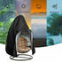 Patio Hanging Chair Cover with Zipper - 115cm D x 190cm H (Black) NE-HCC-100-TX