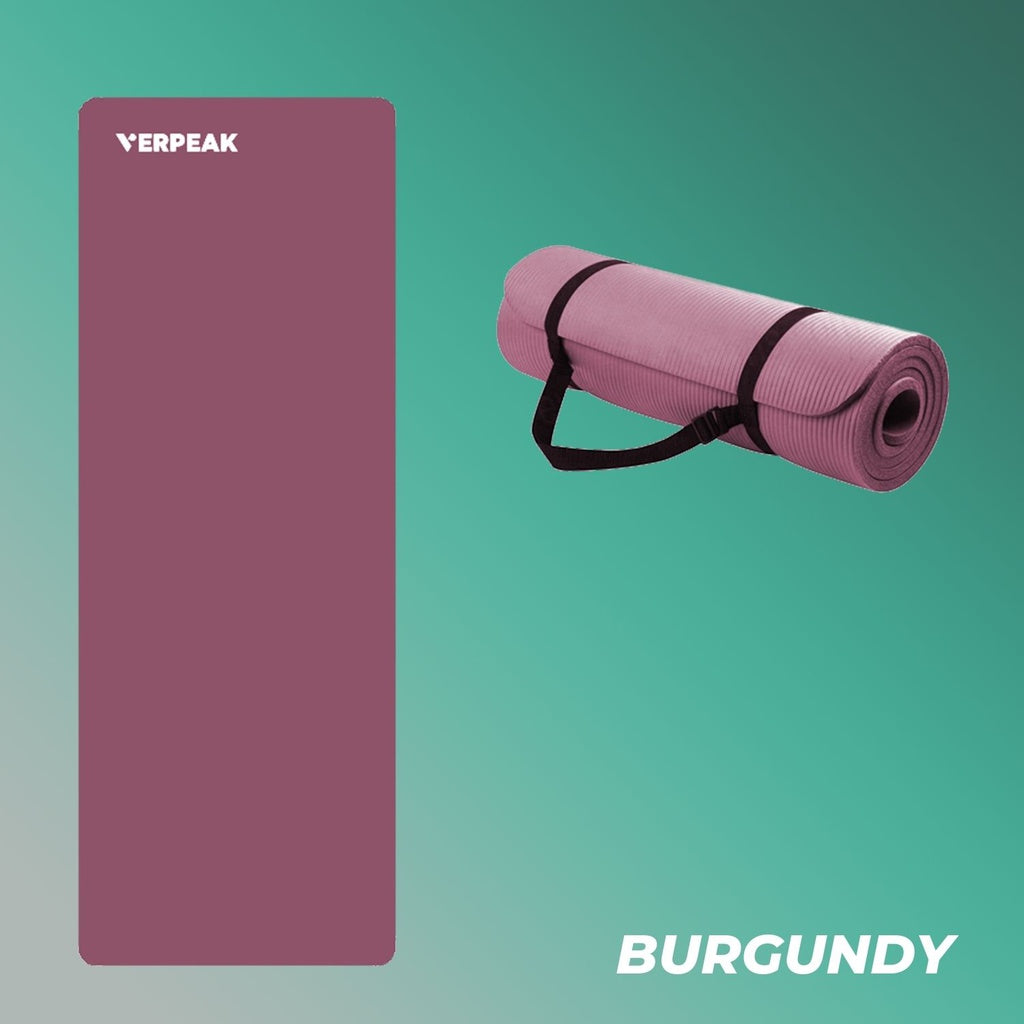 NBR Yoga Mat 2.0CM (Burgundy)