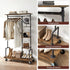 Clothes Rack Rustic Brown