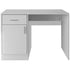 Office Computer Desk with 1 Drawer (White)